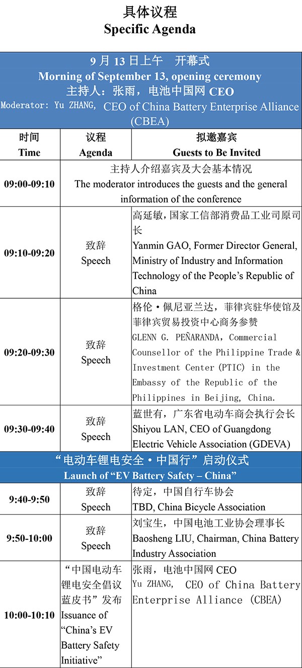 日程安排-2021輕型電動(dòng)車用鋰電池技術(shù)及應(yīng)用交流會(huì)