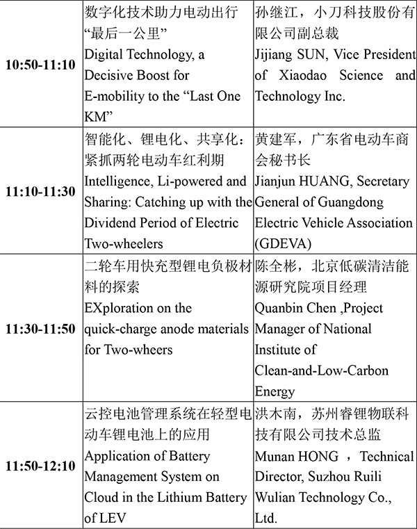 日程安排-2021輕型電動(dòng)車用鋰電池技術(shù)及應(yīng)用交流會(huì)
