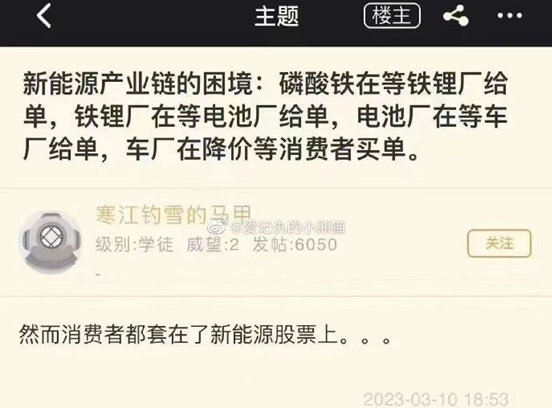 碳酸鋰，從懸崖跌落